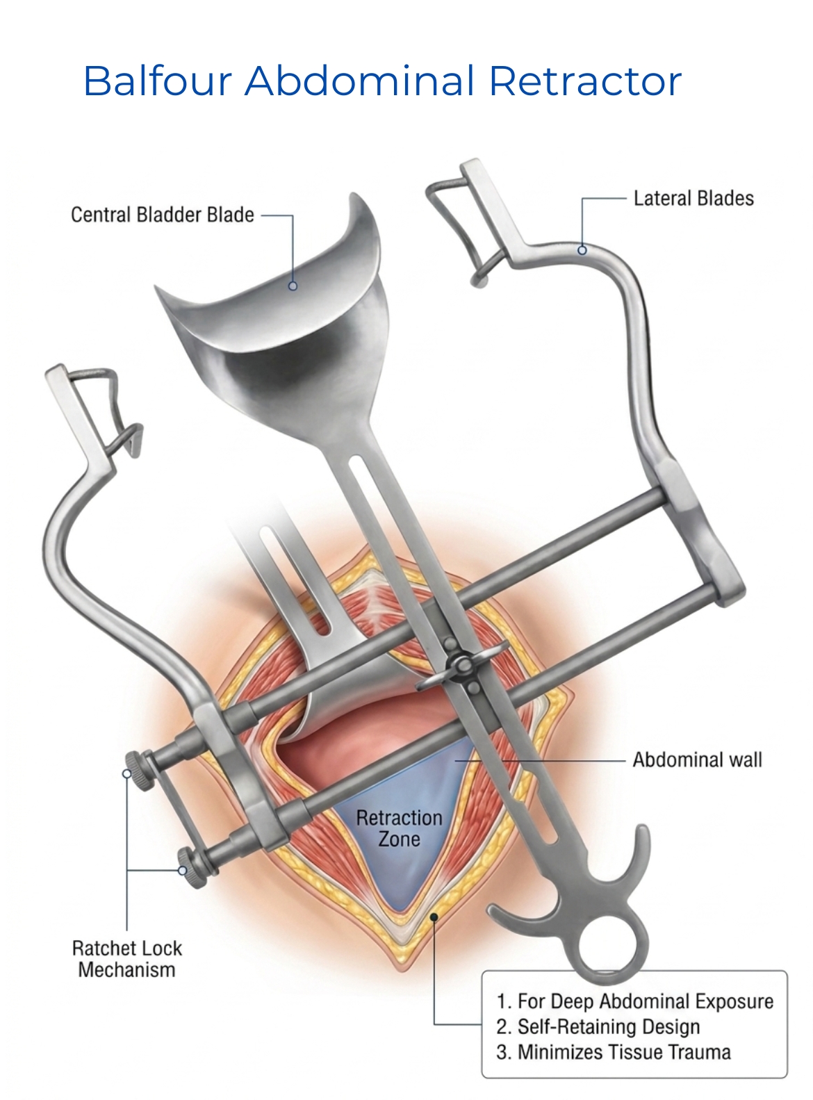 Balfour Abdominal Retractor alternate view