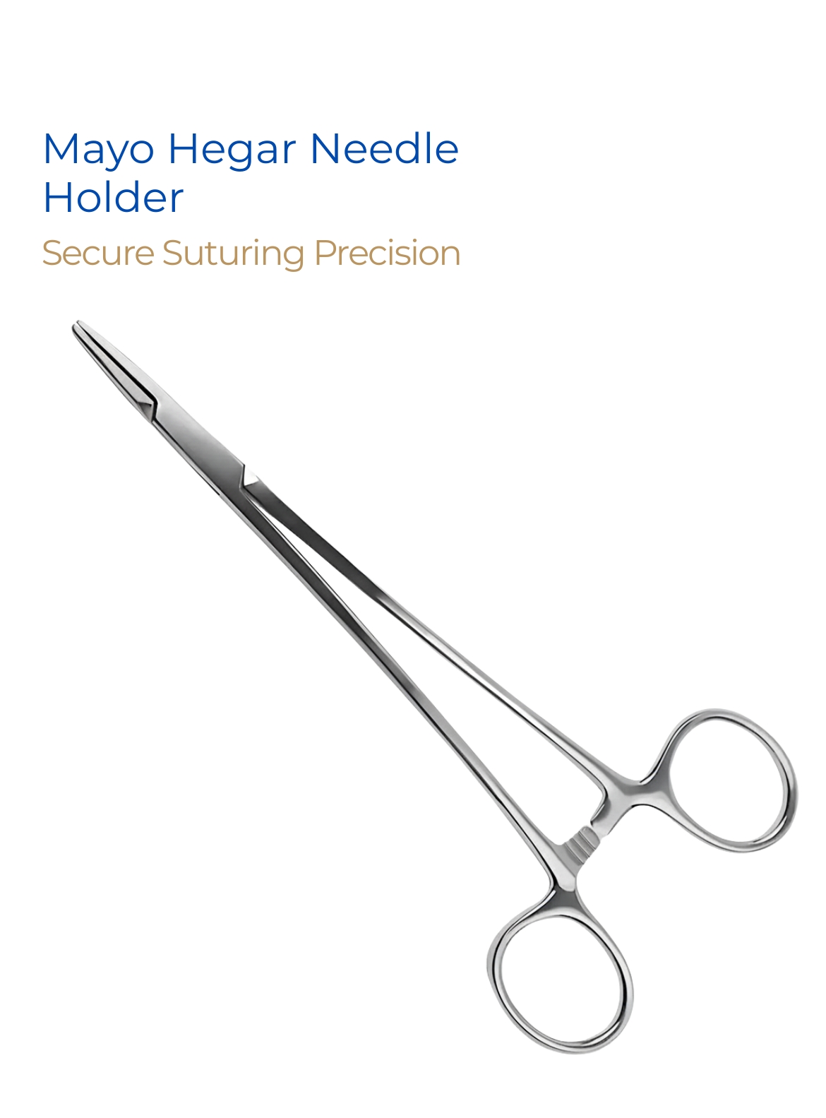 Mayo Hegar Needle Holder 6″