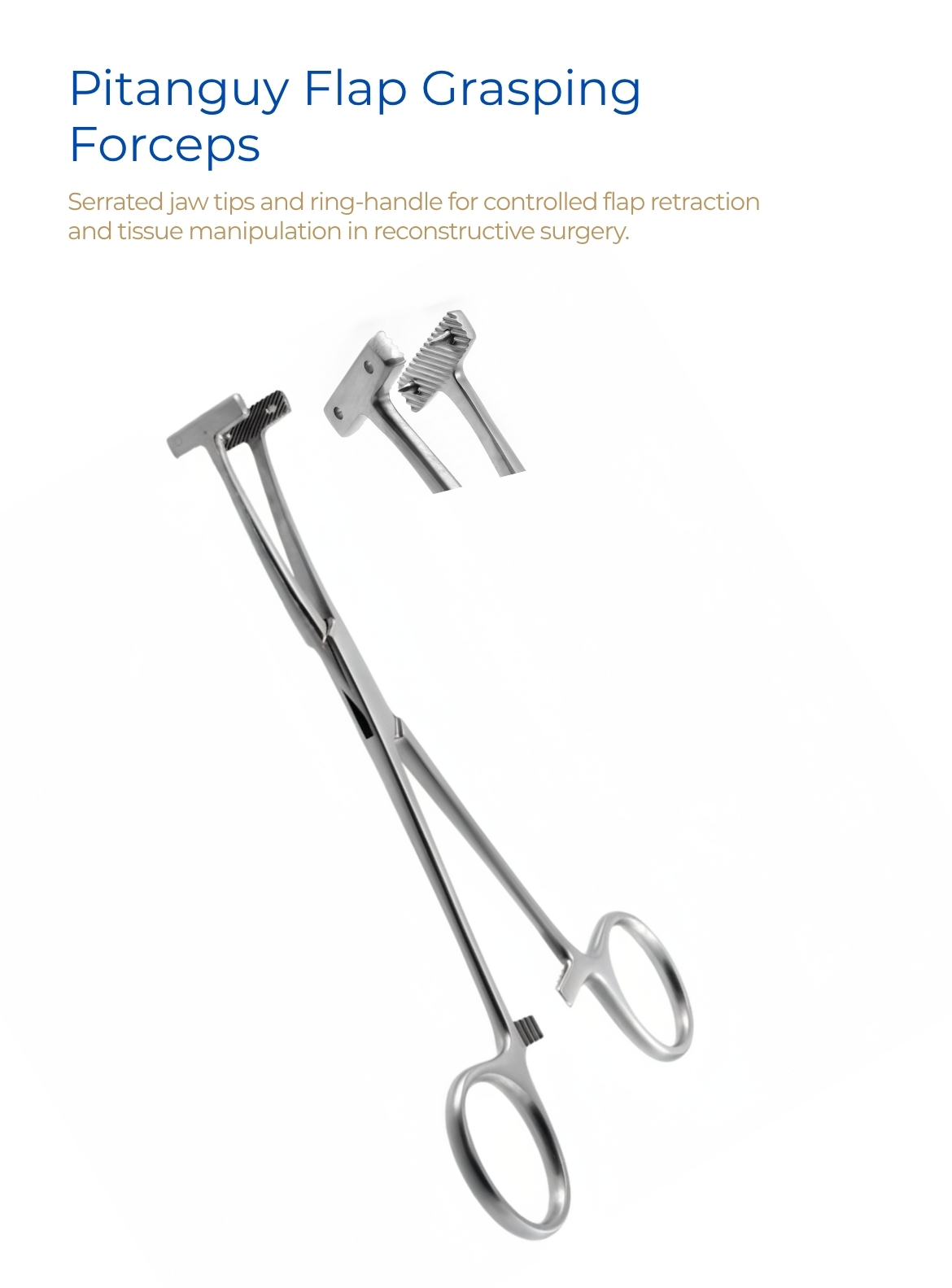 Pitanguy Flap Grasping Forceps