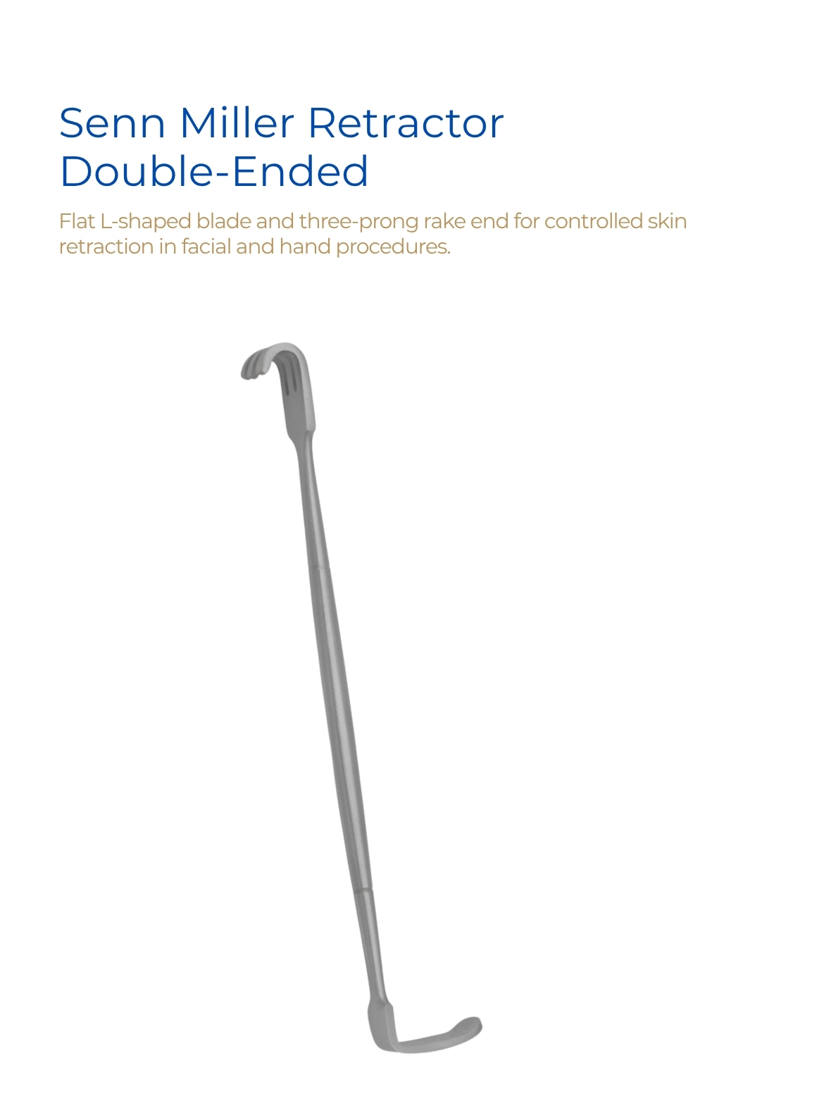 Senn Miller Retractor, Double-Ended